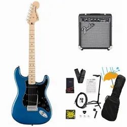 SQUIER BY FENDER AFFINITY SERIES STRATOCASTER MAPLE FB BK PG LAKE PLACID BLUE FE