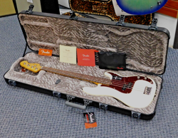 2024 FENDER AMERICAN PROFESSIONAL II PRECISION BASS W/ CASE! OLYMPIC WHITE! NICE