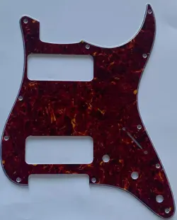 FOR FIT FENDER STRATOCASTER P90 2 PICKUP STRAT GUITAR PICKGUARD RED TORTOISE