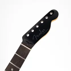 FENDER AMERICAN ULTRA TELECASTER GUITAR NECK EBONY FRETBOARD BLACK HEADSTOCK