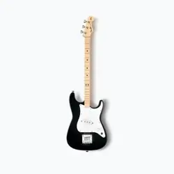 FENDER X LOOG 3-STRING STRATOCASTER BLACK GUITAR