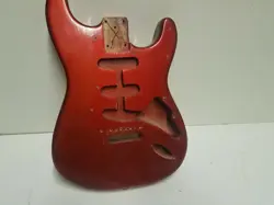 1969 FENDER STRATOCASTER BODY USA - CANDY APPLE RED
