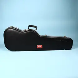 1990'S FENDER USA RED LOGO LABEL MOLDED HARDSHELL CASE STRAT TELE USA GUITAR