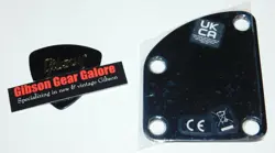 FENDER JIM ROOT NECK PLATE TELECASTER BLACK GUITAR PARTS PROJECT CONTOUR TELE