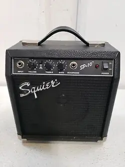 FENDER SQUIER SP-10 PORTABLE ELECTRIC GUITAR AMPLIFIER (TESTED)