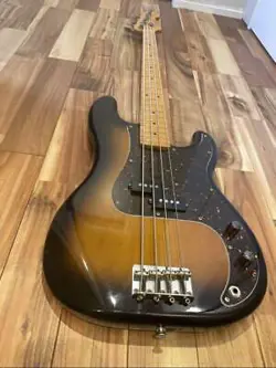 FENDER JAPAN ELECTRIC BASS GUITAR PRECISION BASS SUNBURST F SERIAL 1986〜89