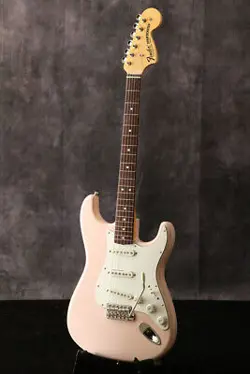 FENDER FSR COLLECTION 2024 TRADITIONAL LATE 60S STRATOCASTER RW FB SHELL PINK IS
