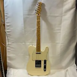FENDER MEXICO TELECASTER USED 2015 ALDER BODY MAPLE NECK MAPLE FINGERBOARD WHITE