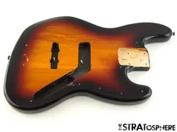 FENDER SQUIER AFFINITY JAZZ BASS BODY PARTS 3TS SUNBURST