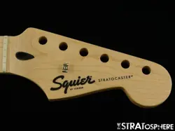 FENDER SQUIER SONIC SERIES STRAT, NECK, GUITAR STRATOCASTER PARTS, MAPLE!