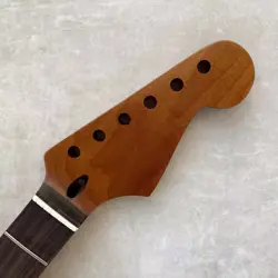 22 FRET ROASTED MAPLE ELECTRIC GUITAR NECK ROSEWOOD NITRO SATIN FOR FENDER ST