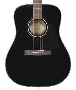 NEW FENDER CD-60 DREADNOUGHT V3 W/CASE - BLACK