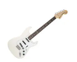 USED FENDER RITCHIE BLACKMORE STRATOCASTER - OLYMPIC WHITE