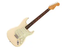 USED FENDER VINTERA II 60S STRATOCASTER - OLYMPIC WHITE W/ ROSEWOOD FB