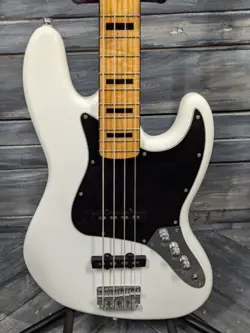 USED SQUIER BY FENDER JAZZ BASS WITH GIG BAG