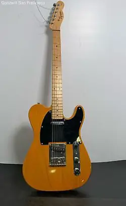 SQUIER BY FENDER AFFINITY SERIES TELECASTER 6 STRING ELECTRIC GUITAR YELLOW