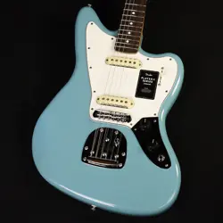 NEW FENDER / PLAYER II JAGUAR ROSEWOOD FINGERBOARD AQUATONE BLUE S/N:MX24034261
