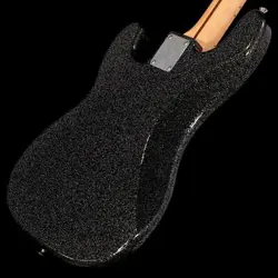 FENDER J PRECISION BASS MAPLE BLACK GOLD NEW ELECTRIC BASS