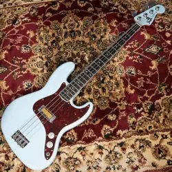 FENDER GOLD FOIL JAZZ BASS SONIC BLUE NEW ELECTRIC BASS