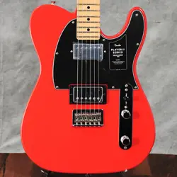 FENDER MEXICO PLAYER II TELECASTER HH MAPLE FINGERBOARD CORAL RED S/N MX24033602