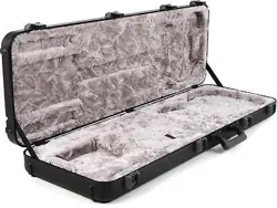 FENDER DELUXE MOLDED LEFT-HANDED BASS CASE - BLACK (3-PACK) BUNDLE