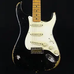FENDER CUSTOM SHOP MBS 1956 STRATOCASTER RELIC BLACK BY LEVI PERRY