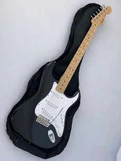 2007-2008 FENDER JAPAN ST-STD MIJ STRATOCASTER BLACK 3.6KG MADE IN JAPAN W/OGB