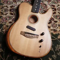 FENDER AMERICAN ACOUSTASONIC TELECASTER NATURAL USED