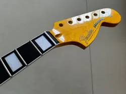 24 INCH 22 FRETS JAGUAR ELECTRIC GUITAR NECK MAPLE ROSEWOOD FOR DIY FENDER STYLE