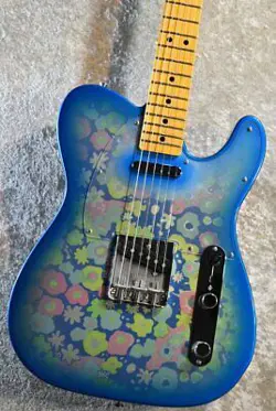 FENDER CUSTOM SHOP VINTAGE CUSTOM 1968 BLUE FLOWER TELECASTER NOS R127023 #GGEZ8