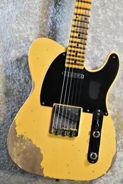 FENDER CUSTOM SHOP 1952 TELECASTER HEAVY RELIC AGED NOCASTER BLONDE #GG2H4