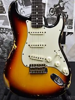FENDER CUSTOM SHOP GUITAR PLANET EXCLUSIVE 1963 STRATOCASTER RELIC -AGED 3 COLOR