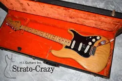 FENDER  76 STRATOCASTER NATURAL   MAPLE  NECK  FULL ORIGINAL CLEAN