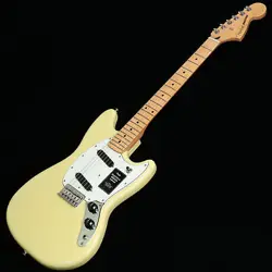 NEW FENDER / PLAYER II MUSTANG MAPLE FINGERBOARD HIALEAH YELLOW S/N MX24025260