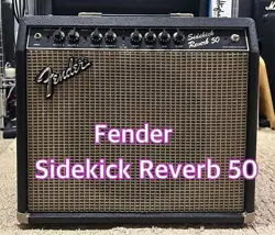 FENDER SIDEKICK REVERB 50 GUITAR AMPLIFIER AC100V JAPAN VER