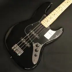 FENDER MADE IN JAPAN HYBRID 2JAZZ BASS, MAPLE FINGERBOARD, BLACK