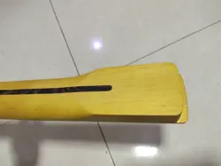YELLOW STRAT ELECTRIC GUITAR NECK 22 FRET PART FOR DIY FENDER REPLACE