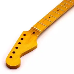 22 FRETS LEFT HAND ELECTRIC GUITAR NECK CANADA MAPLE FOR FENDER ST REPLACEMENT