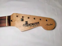 2003 FENDER STARCASTER STRATOCASTER NECK 60'S STYLE HEADSTOCK ROSEWOOD
