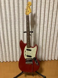 FENDER JAPAN MUSTANG MG65 ELECTRIC GUITAR 2006 - 2008 RED WITH CASE USED F/S