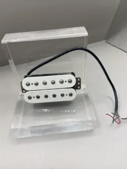 WHITE FENDER HUMBUCKER GUITAR PICKUP