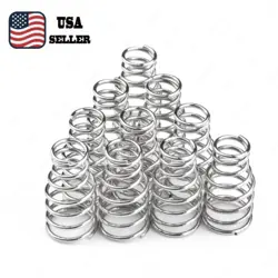 10X SINGLE COIL PICKUP MOUNTING SPRINGS FOR FENDER SQ STRAT TELE 12X4.5-6.5