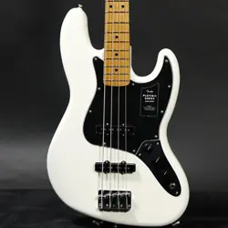 FENDER / PLAYER II JAZZ BASS MAPLE FINGERBOARD POLAR WHITE SN MX24029348 GUITAR