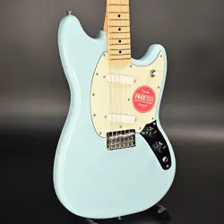FENDER MEXICO / PLAYER MUSTANG MAPLE SONIC BLUE S/N MX22281314 ELECTRIC GUITAR