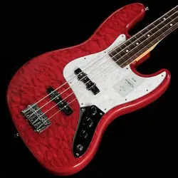 FENDER ELECTRIC BASS GUITAR 2024 COLLECTION MIJ HYBRID II JAZZ BASS RED BERYL