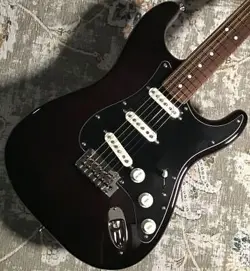 FENDER ELECTRIC GUITAR FSR HYBRID II STRATOCASTER TRANS BLACK 3.45KG W/GIG BAG