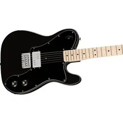 SQUIER BY FENDER PARANORMAL ESQUIRE DELUXE MAPLE FINGERBOARD BLACK PICKGUARD MET