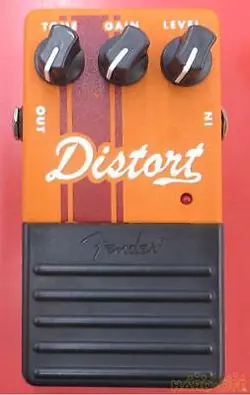 FENDER DISTORTION PEDAL EFFECTOR