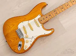 1989 FENDER STRATOCASTER ‘72 VINTAGE REISSUE ST72-55 NATURAL W/ TEX-MEX, JAPAN