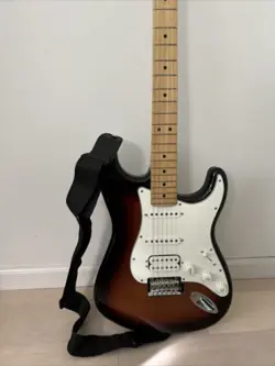FENDER STARBURST STRAT GUITAR AND ACCESSORIES